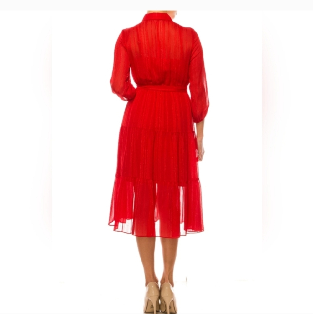 New, Button Front Dress Nanette Lepore. Sz 6 - Picture 2 of 4